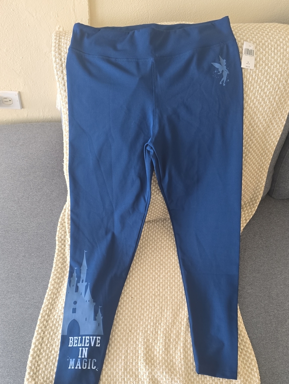 Kids Blue 'Believe in Magic' Leggings